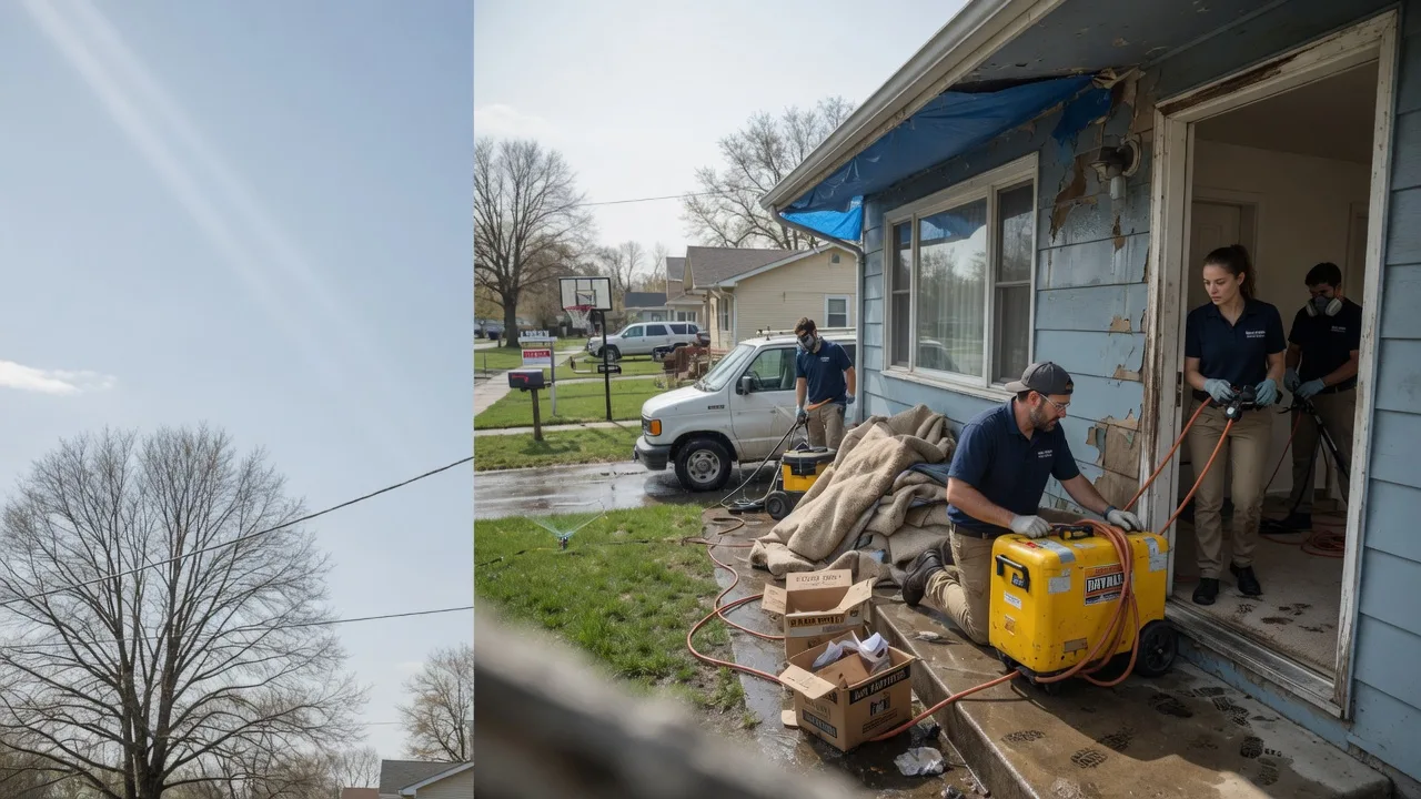 Basement Flood Cleanup in Hamilton, KS near me